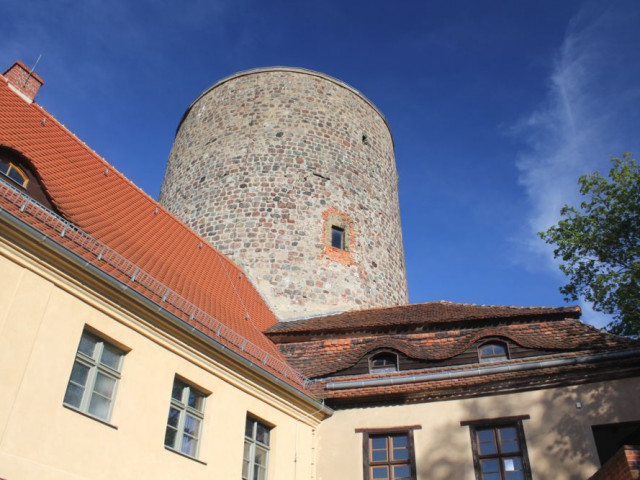 Blick auf die Burg Rabenstein vom Burghof aus • © Heiko Bansen