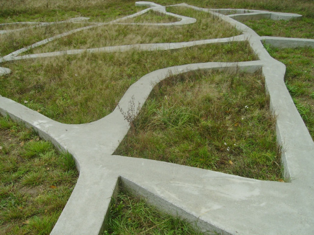 Kunstwerk "Pflanzenlabyrinth" von Jahna Dahms • © Naturparkarchiv