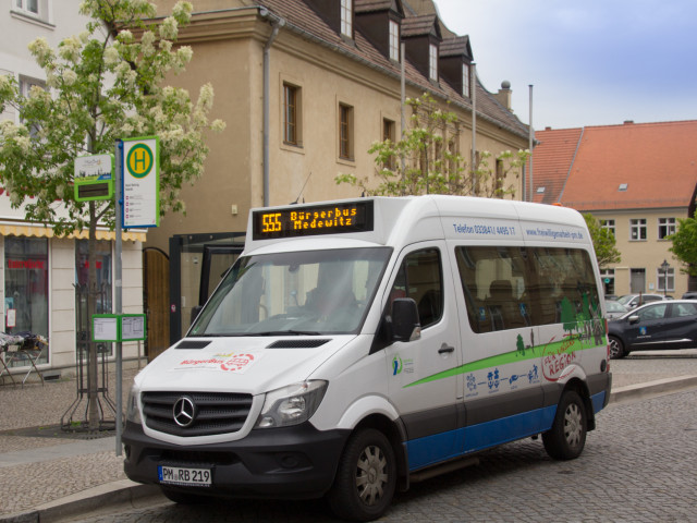 Der Bürgerbus fährt am Wochenende als Rufbus. • © Bansen/Wittig